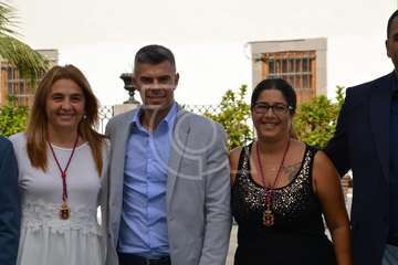 Héctor León toma posesión como concejal en Telde (Foto TA y Daniel Amador)